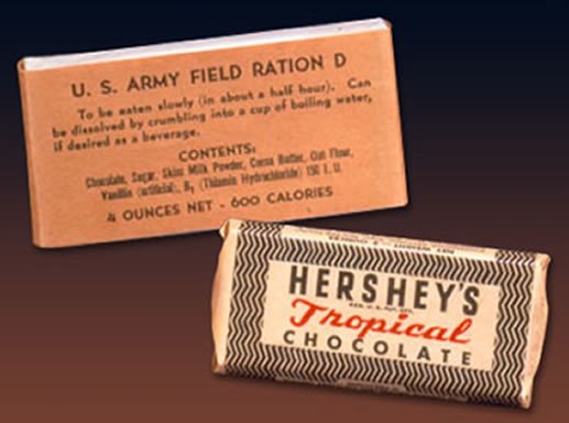 Hershey en la Segunda Guerra Mundial) Día Internacional de Chocolate | PeakD