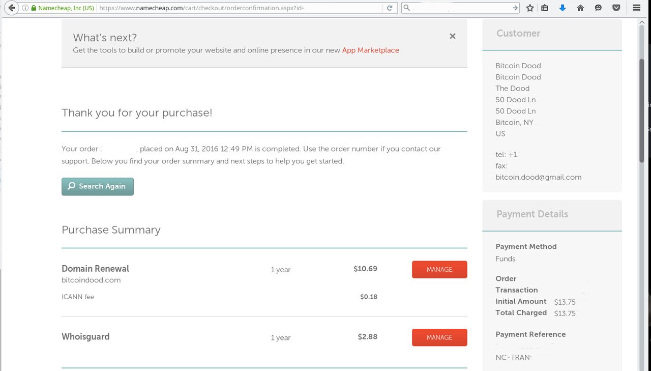 Namecheap Domain Renewal Review. | PeakD