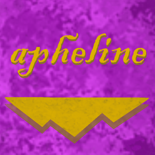 Image of apheline's avatar; a floating, golden island and the word 