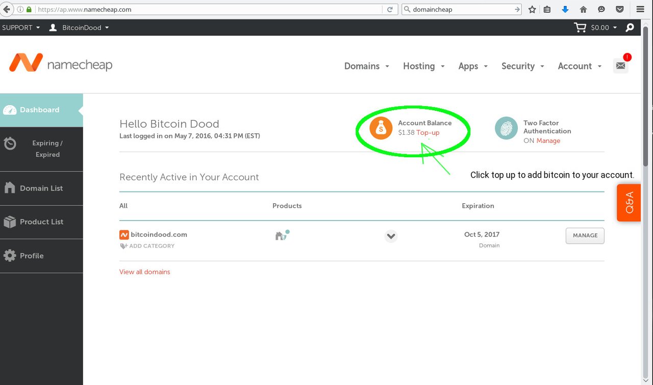Namecheap Domain Renewal Review. | PeakD