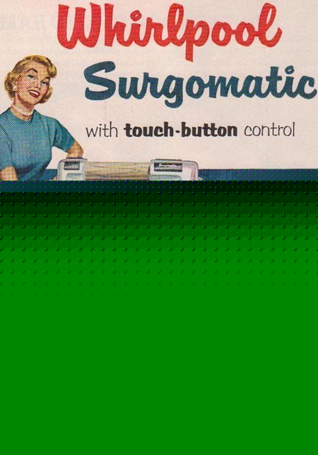 Retro Laundry Machine Advert Image