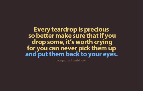 The Meaning of tear drops for our kindness. — Steemit