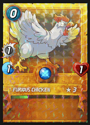 Furious Chicken Gold Superfractor