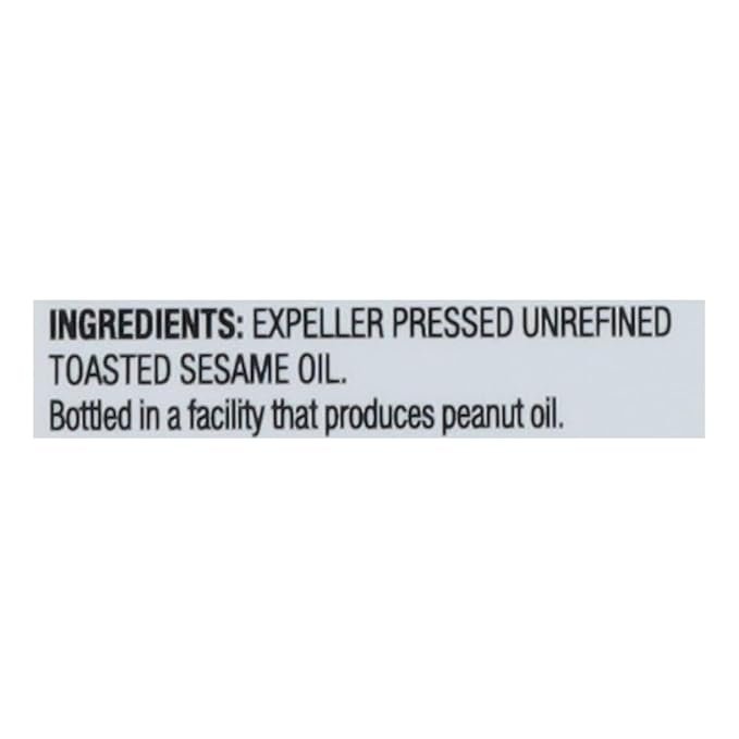 3 Spectrum Culinary, Toasted Sesame Oil, Unrefined, 16 Oz (Pack of 12)