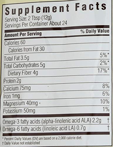 2 Spectrum Essentials Organic Ground Chia Seed, 10 Oz