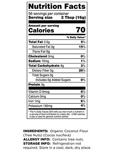 2 Terrasoul Superfoods Organic Coconut Flour, 6 Lbs (3 Pack) - Gluten-Free | Unrefined | Fine Texture | Premium Quality