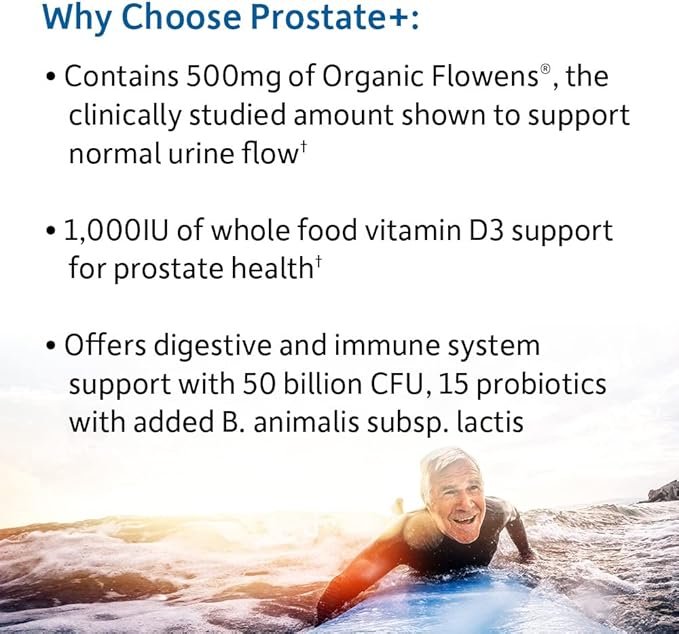 2 Garden of Life Dr. Formulated Probiotics Prostate+ - Acidophilus and Probiotic Supports Healthy Prostate and Digestive Balance - Gluten, Dairy, and Soy-Free - 60 Vegetarian Capsules
