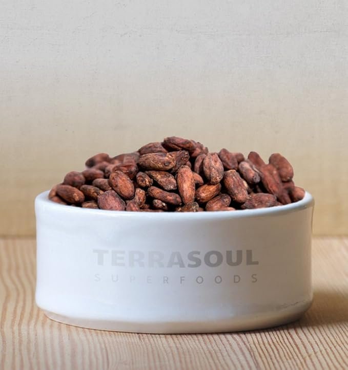 2 Terrasoul Superfoods Raw Organic Criollo Cacao Beans, 16 Oz, Raw Chocolate Goodness for Baking, Snacking, and Homemade Chocolate Creations
