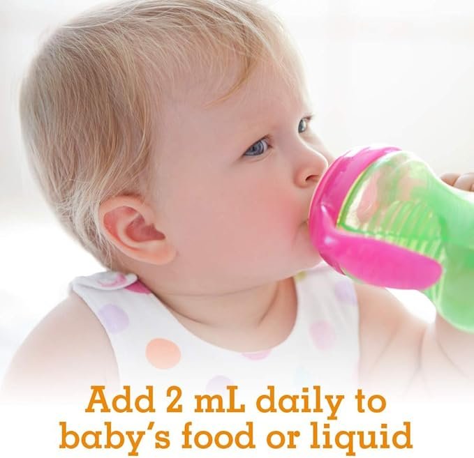 3 Garden of Life Baby Vitamin C Drops for Infants and Toddlers, Organic Whole Food Liquid Vitamin C 45mg Immune Support for Babies from Amla Fruit, Citrus Flavor, Vegan & Gluten Free, 56 mL (1.9 fl oz)