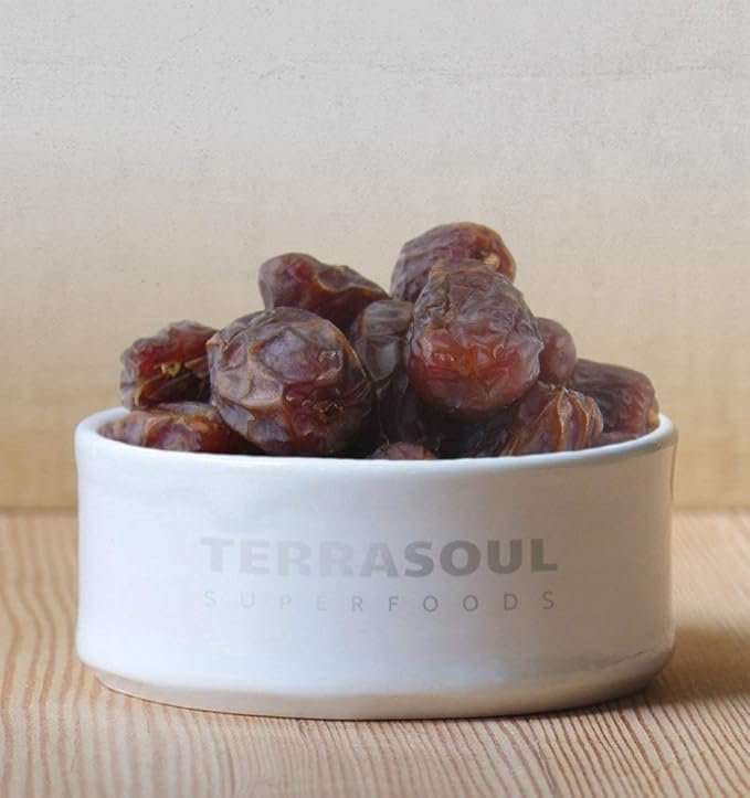 2 Terrasoul Superfoods Organic Pitted Medjool Dates, 3 Lbs (Pack of 2) - Pits Removed | Soft Chewy Texture | Sweet Caramel Taste
