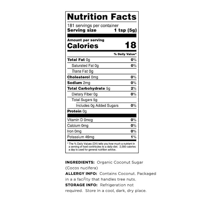 2 Terrasoul Superfoods Organic Coconut Sugar, 2 Lbs - Low Glycemic | Unrefined | Trace Minerals