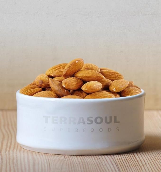 2 Terrasoul Superfoods Raw Unpasteurized Organic Almonds (Sproutable), 1 Pound