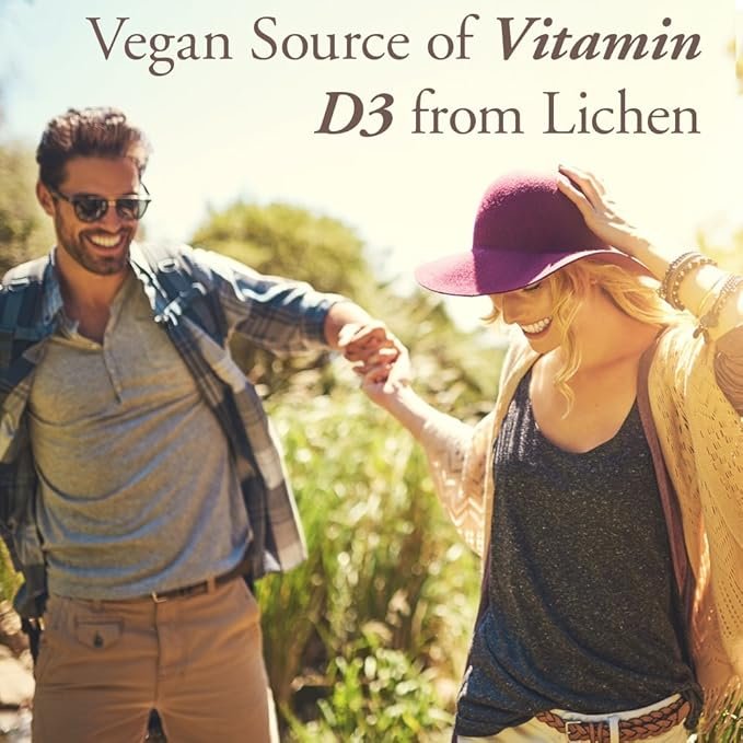 2 Garden of Life Organics Vegan Vitamin D3 for Women and Men, Liquid 1000 IU Per Spray, D3 Plus Omegas - Vanilla Flavor - 125 Servings - 2fl oz Liquid Whole Food D3 Vitamin Supplement
