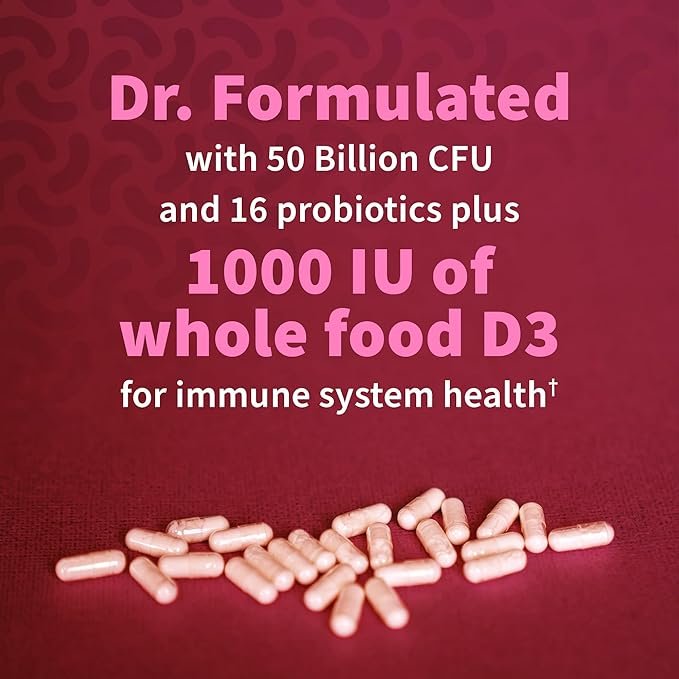 2 Garden of Life Dr. Formulated - Acidophilus Probiotic Supports Urinary Tract Health Digestive Balance - Gluten Dairy and Soy-Free, 60 Count