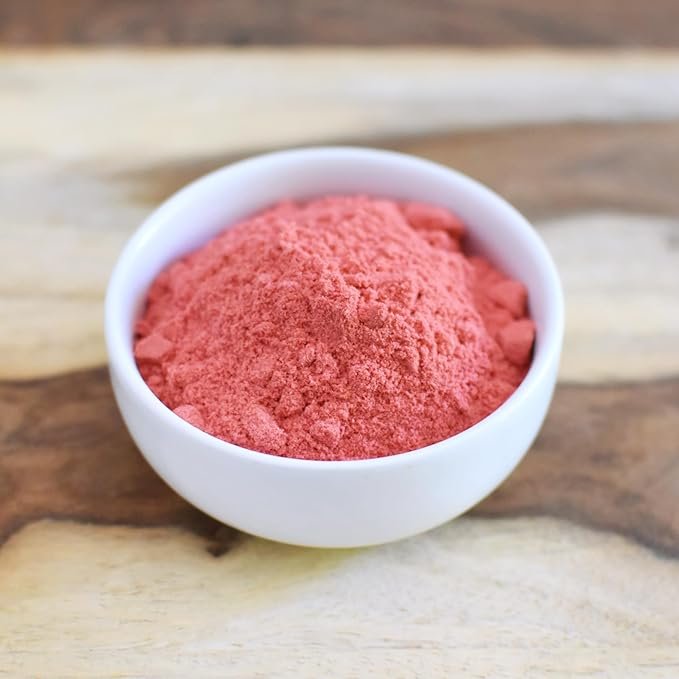 4 Anthony's Organic Strawberry Powder, 12 oz, Freeze Dried, Gluten Free, No Sugar Added, Non GMO