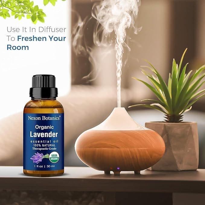 3 Nexon Botanics Lavender Essential Oil and Peppermint Essential Oil Bundle - Multiple Skin, Hair, and Personal Care Benefits - Great for Aromatherapy, Massage, Topical Use, and Diffusers