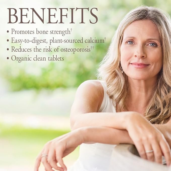 2 Garden of Life Organics Plant Calcium Supplement Made from Whole Foods with Magnesium, Vitamin D as D3, and Vitamin K as MK7, Gluten-Free - 30 Day Count