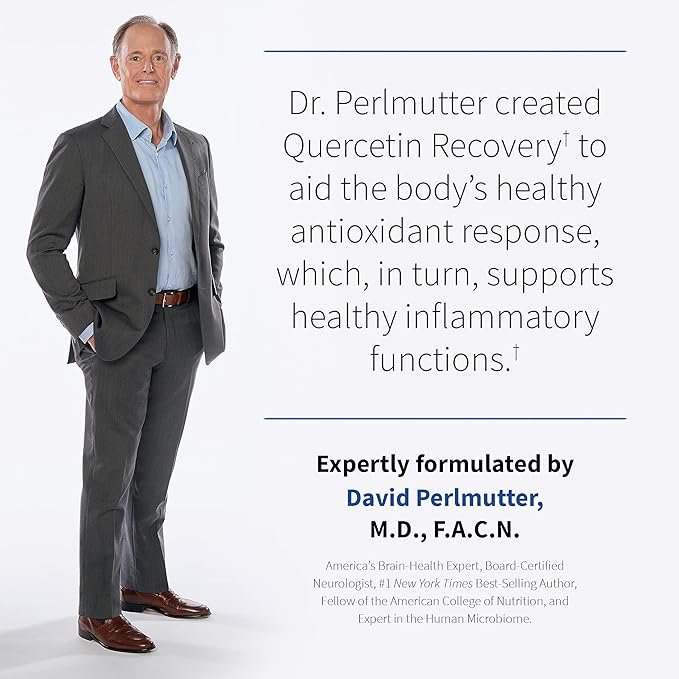 3 Garden of Life Quercetin Post Workout Recovery with Zinc, Turmeric & Green Tea – Dr Formulated – Healthy Inflammatory Response & Joint Support - Gluten Free, Non GMO, Carbon Neutral – 30 Tablets