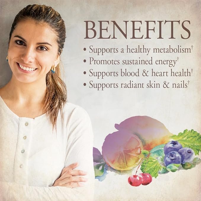 2 Garden of Life Organics Women's Once Daily Multi - 30 Tablets, Whole Food Multi with Iron, Biotin, Vegan Organic Vitamin for Womens Health, Energy Hair Skin & Nails
