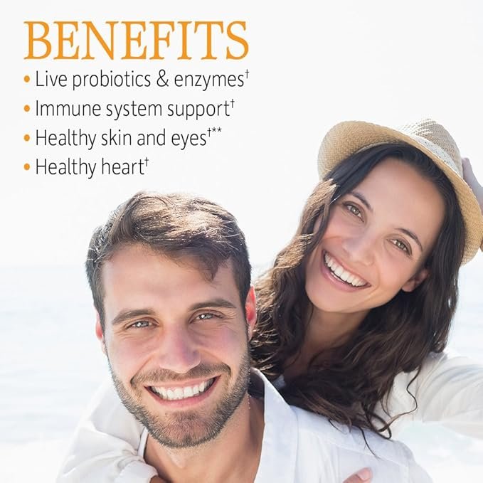 1 Garden of Life Vitamin Code Raw Vitamin C - 60 Capsules, 500mg Whole Food Vitamin C, Fruit & Veggie Blend, Probiotics, Vitamin C Capsules, C Vitamins Supplements for Adults, Vegan, Gluten Free