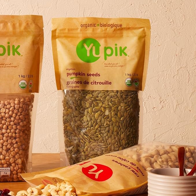 5 Yupik Organic Aa Pumpkin Seed Kernels, 2.2 lb, Non-GMO, Vegan, Gluten-Free