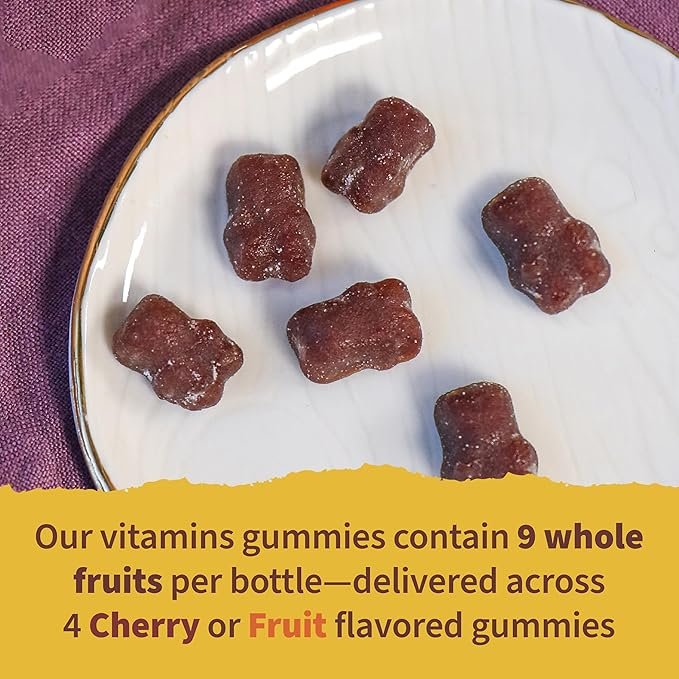 2 Garden of Life Organics Kids Gummy Vitamins - Fruit - Certified Organic, Non-GMO & Vegan Complete Children's Multi - B12, C & D3 - Gluten, Soy & Dairy Free, 120 Real Fruit Chew Gummies