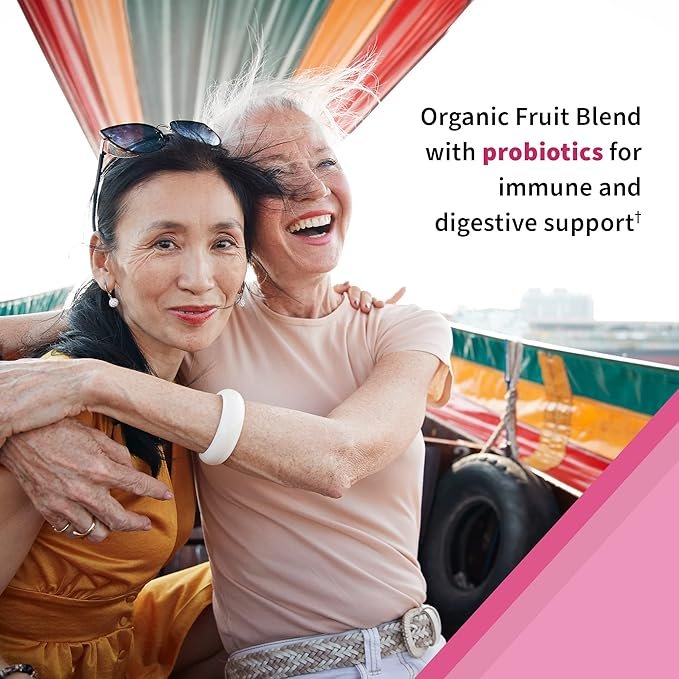 6 Women’s Multivitamin Gummy with Iron: Folate, Biotin, D3 & B12 for Hair, Skin & Nails + Probiotics for Immune Health & Digestion, Vitamin Code, Non-GMO, Gluten-Free, 90 Cherry Gummies, 30 Day Supply