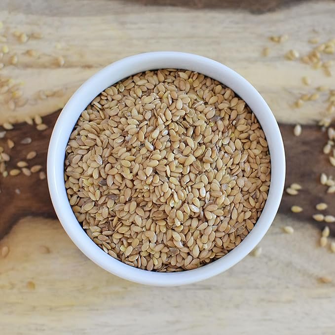 3 Anthony's Organic Whole Golden Flaxseeds, 1.5 lb, Gluten Free, Non-GMO, Vegan