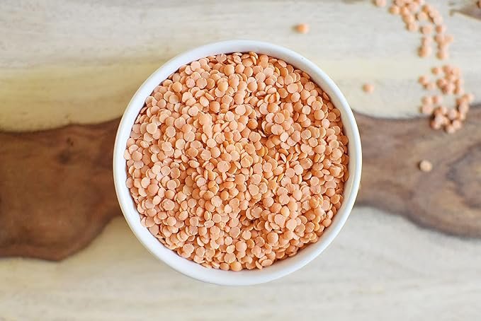 4 Anthony's Organic Split Red Lentils, 2 lb, Masoor Dal, Gluten Free, Non GMO, Vegan