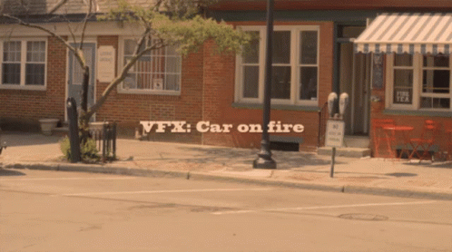 Car on fire (Missing VFX)