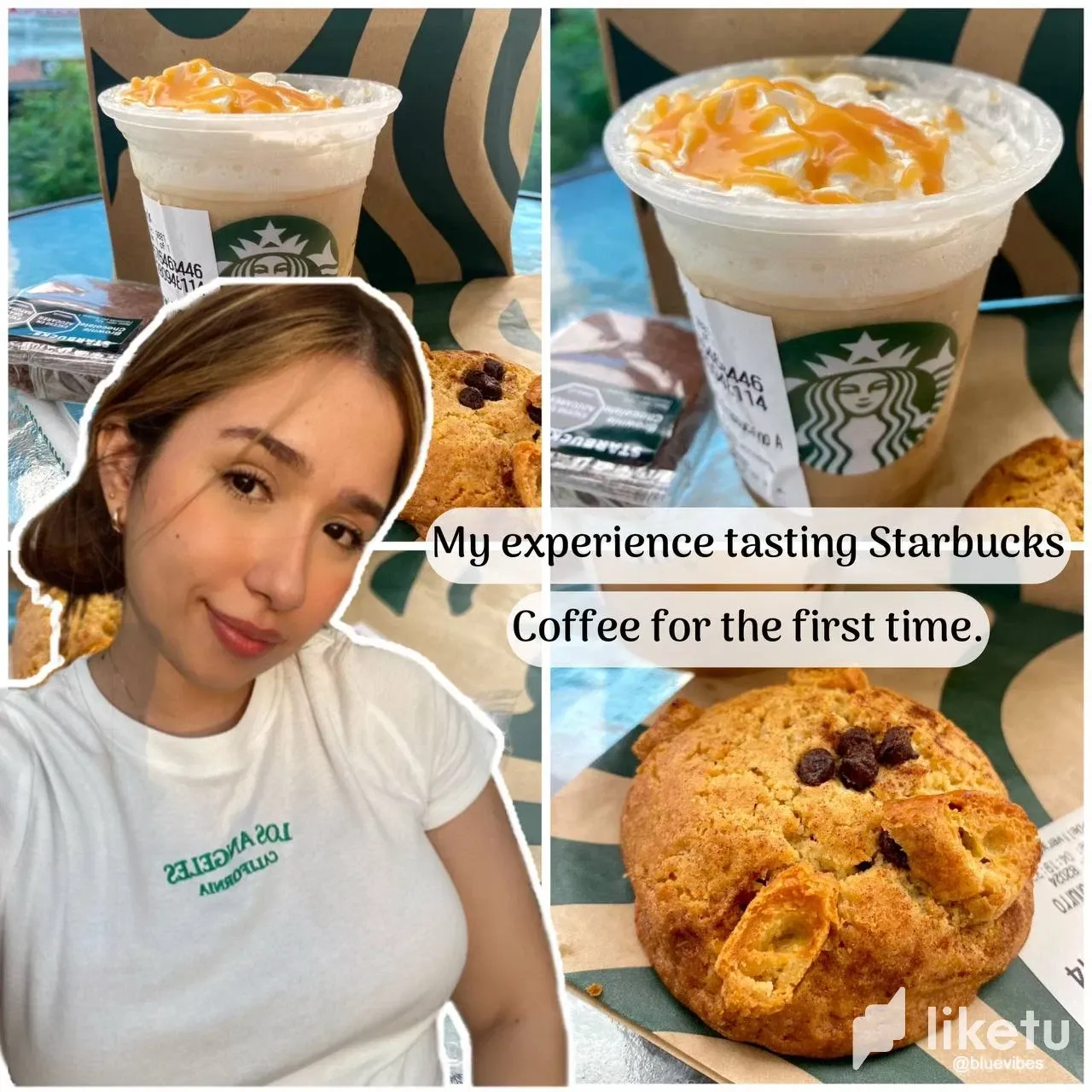 Mi experiencia probando por primera vez el café de Starbucks ☕🍪 [ESP-ENG]