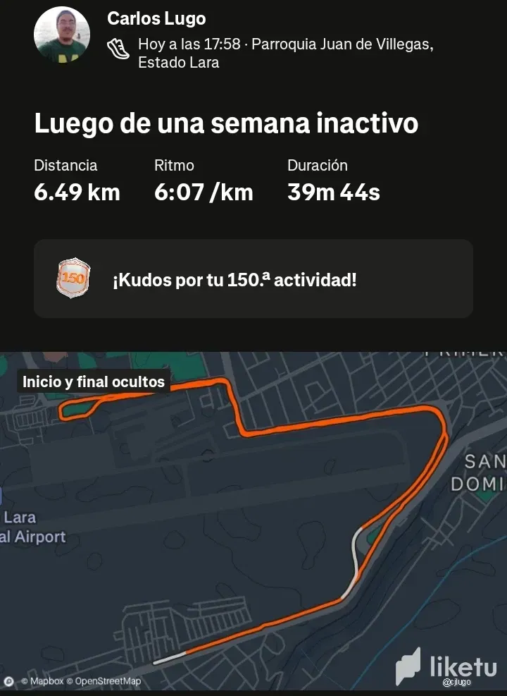 De vuelta al ruedo luego de una semana inactivo (Esp/Eng)