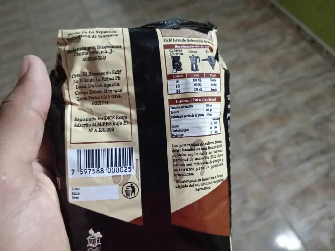 Review of Chamarrero coffee >>  [🇺🇸]