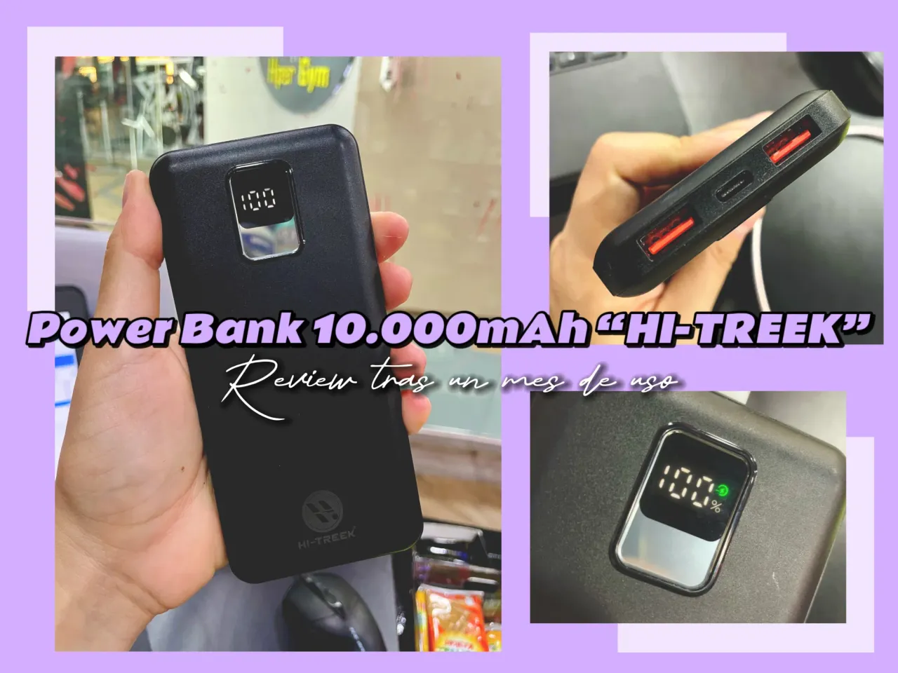 Power Bank 10.000mAh “HI-TREEK” - Reseña tras un mes de uso🔋