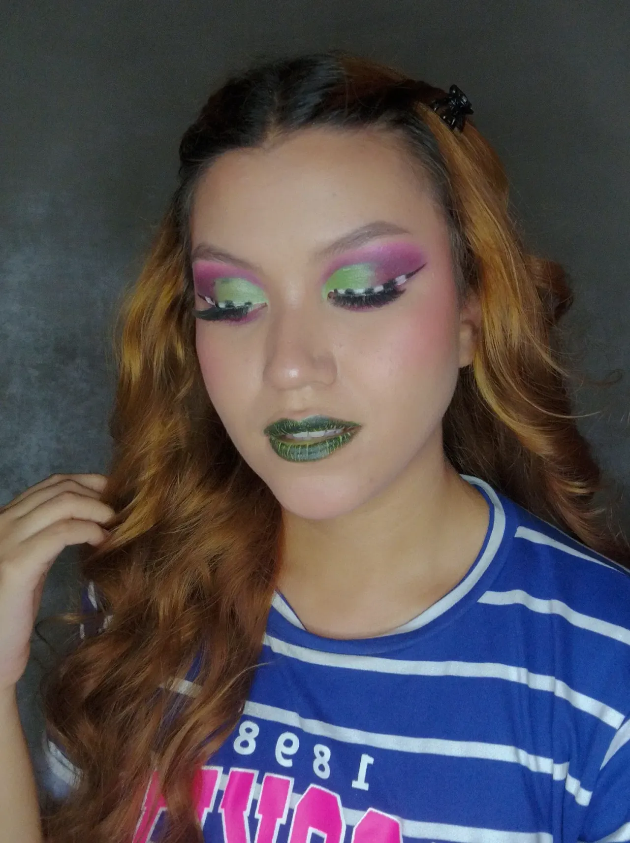 💄🪲 Beetlejuice Inspired Make-Up: On the occasion of the release of the 2nd Beetlejuice Movie 💚💜