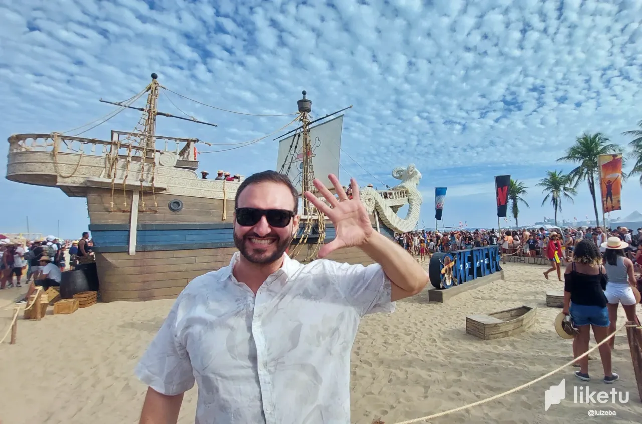 CONSTRUÍRAM O GOING MERRY EM COPACABANA 🤯 E essa é a última semana pr