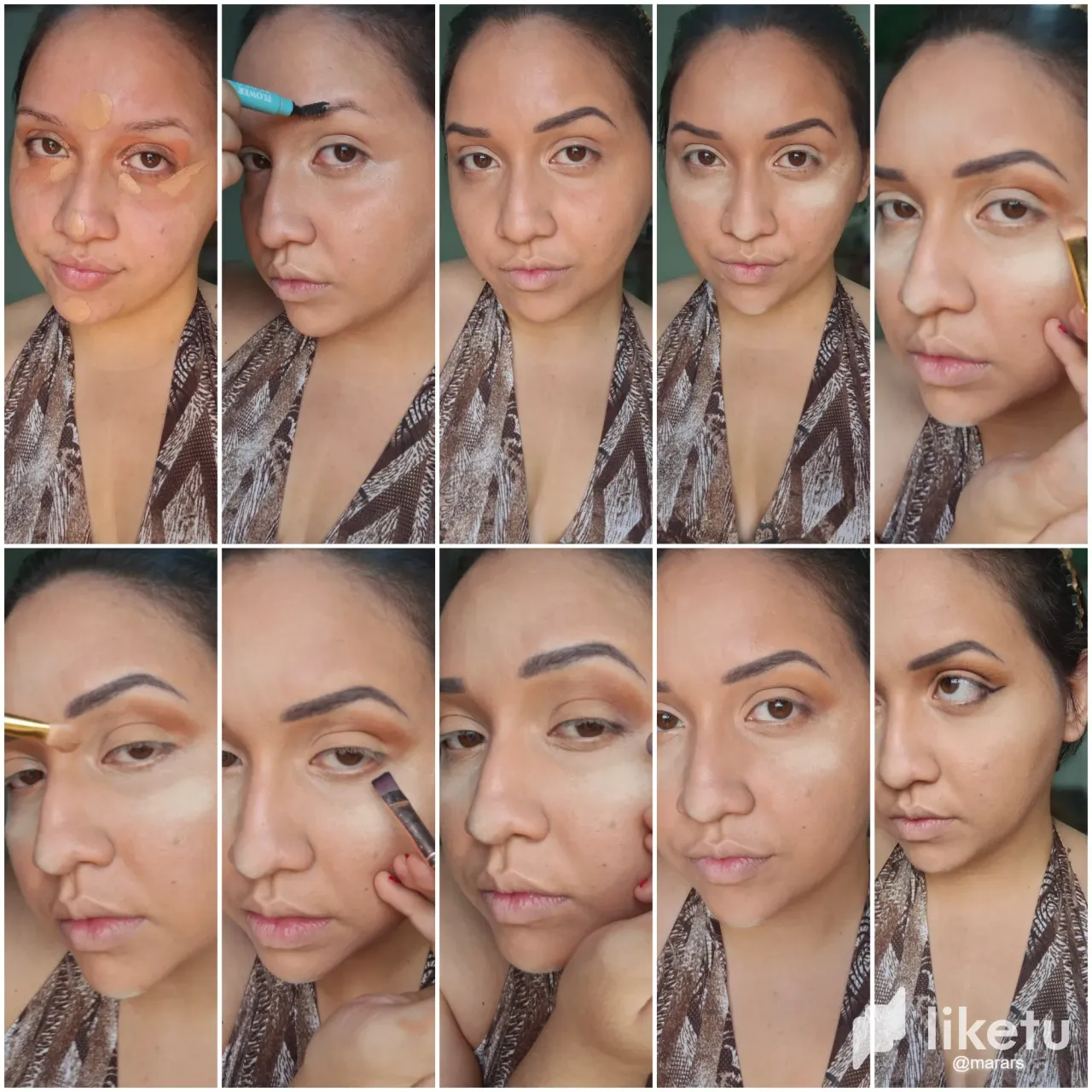 Youthful and elegant social makeup 
