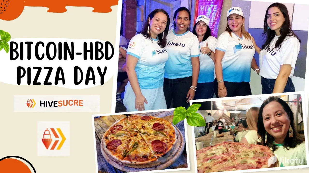 This is how we celebrate Bitcoin Pizza Day 2024, in Sucre- Venezuela..