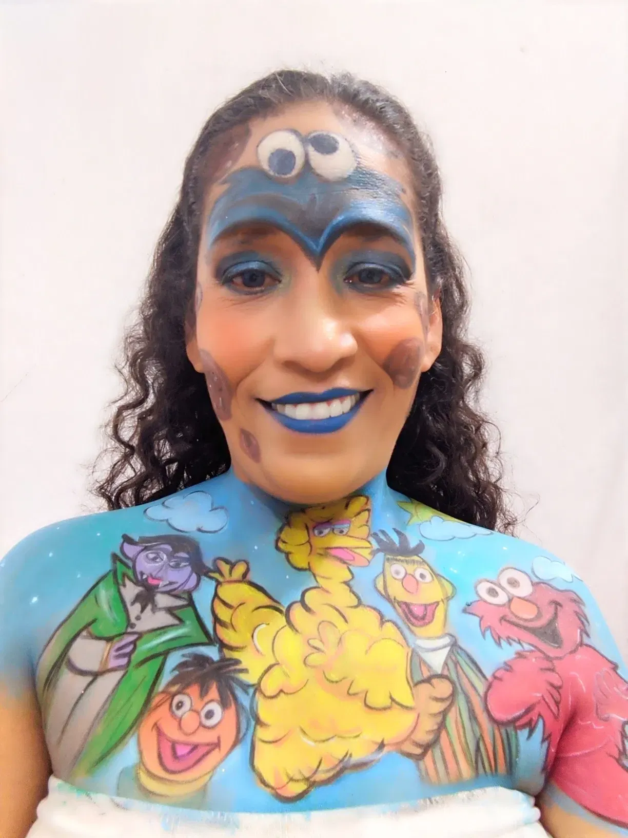 [Esp-Eng].- Maquillaje artístico plaza sésamo//Sesame Street Artistic Makeup