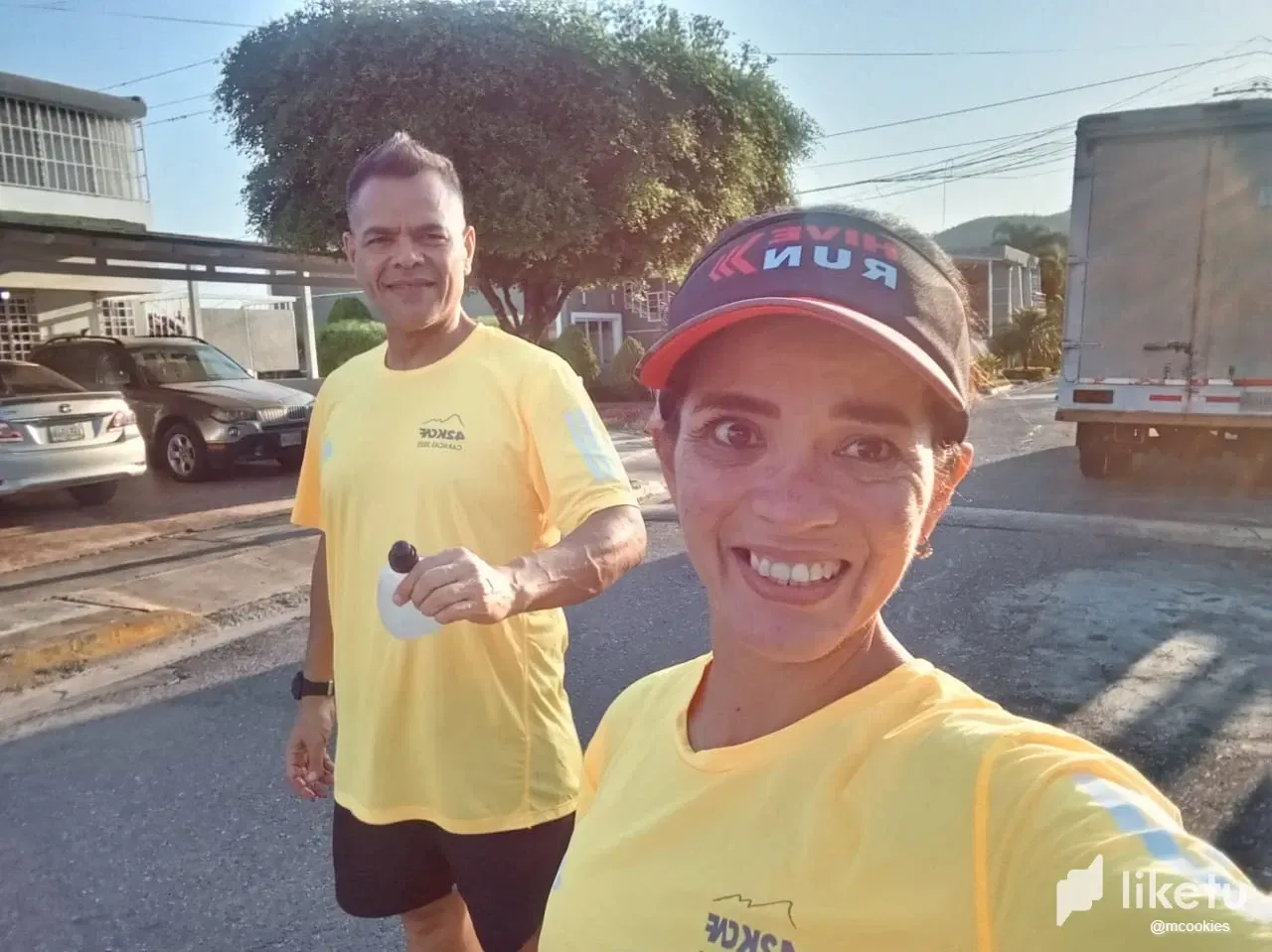 Y con hiverun me fui a recorrer las calles de mi pueblo!!!