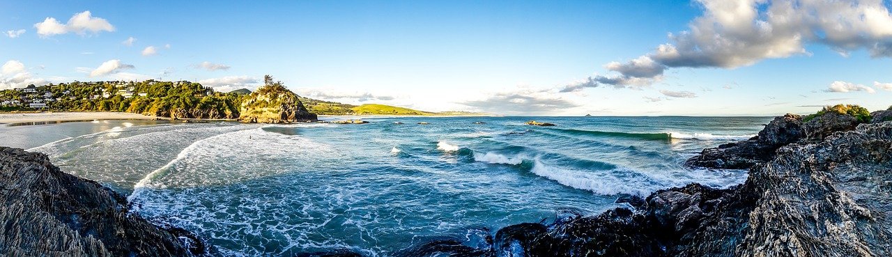 A beautiful surf spot.