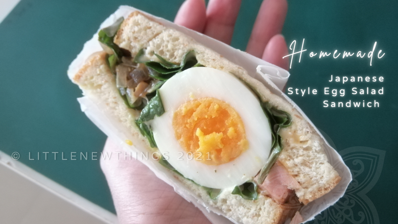 Making Japanese Style Egg Salad Sandwich For The First Time