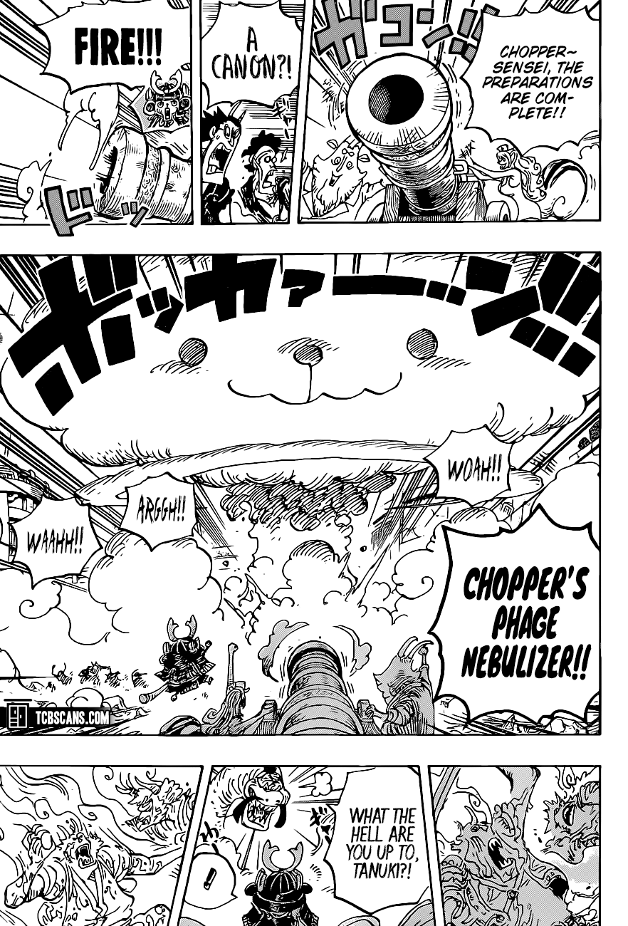 One Piece  Spoilers completos do mangá 1007 – Tanuki-san