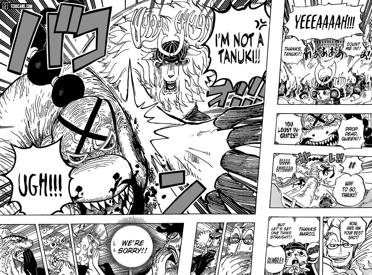 One Piece  Spoilers completos do mangá 1007 – Tanuki-san