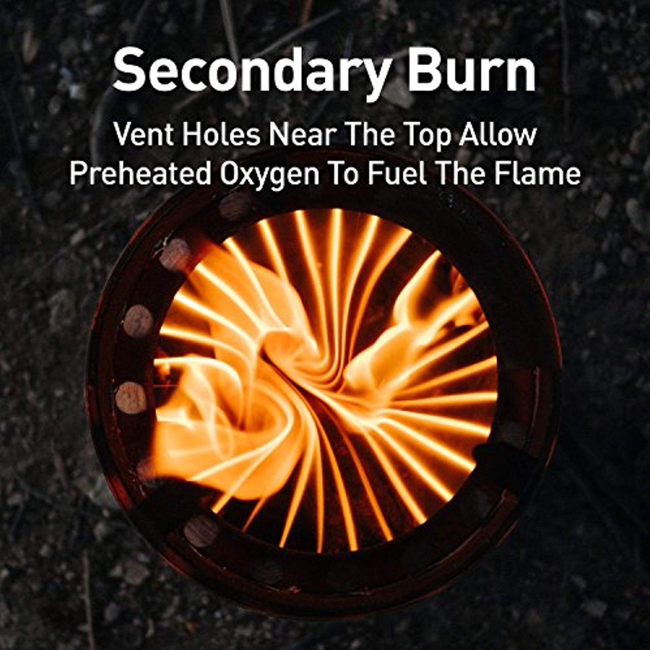 4 Solo Stove Lite - Portable Camping Hiking and Survival Stove | Powerful Efficient Wood Burning and Low Smoke | Gassification Rocket Stove for Quick Boil | Compact 4.2 Inches and Lightweight 9 Ounces