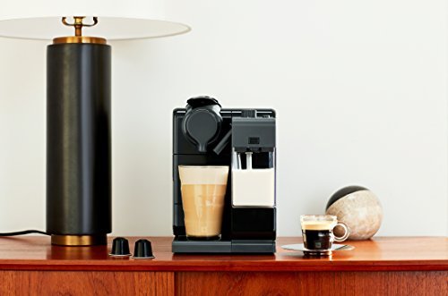 3 De'Longhi Washed Black Nespresso Lattissima Touch Original Espresso Machine with Milk Frother