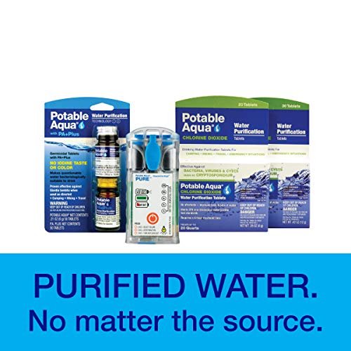 7 Portable Aqua Sanitary Water Cleansing Tablets - 50 Unit Double Pack