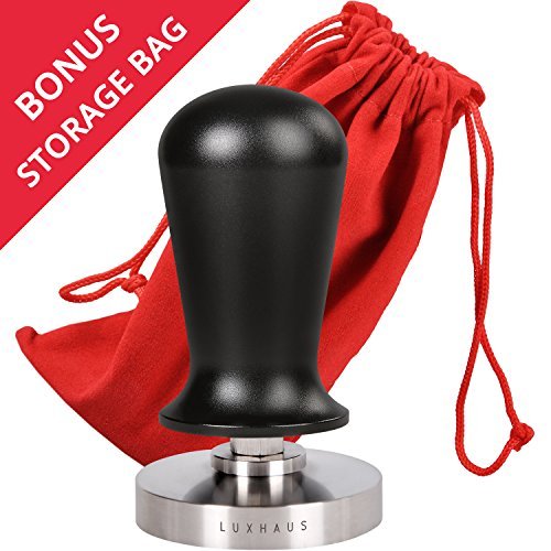 2 Espresso Tamper - 49mm Coffee Tamper for Espresso Machine with Flat Stainless Steel Base