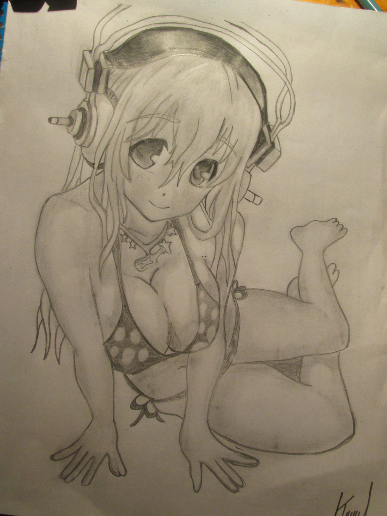 ESP/ENG] Dibujando chica anime en Bikini / Drawing anime girl in Bikini |  PeakD