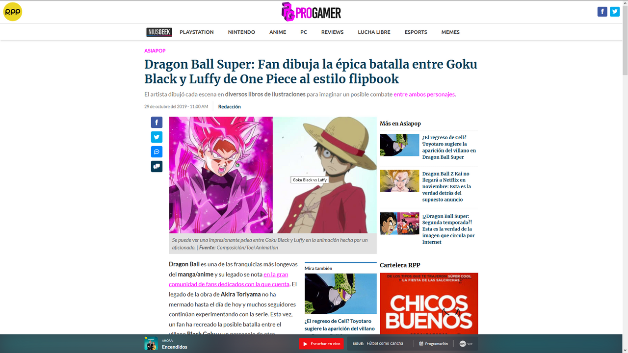 Un fan dibujo la batalla de black goku vs luffy | PeakD Un fan dibujo la batalla de black goku vs luffy | PeakD